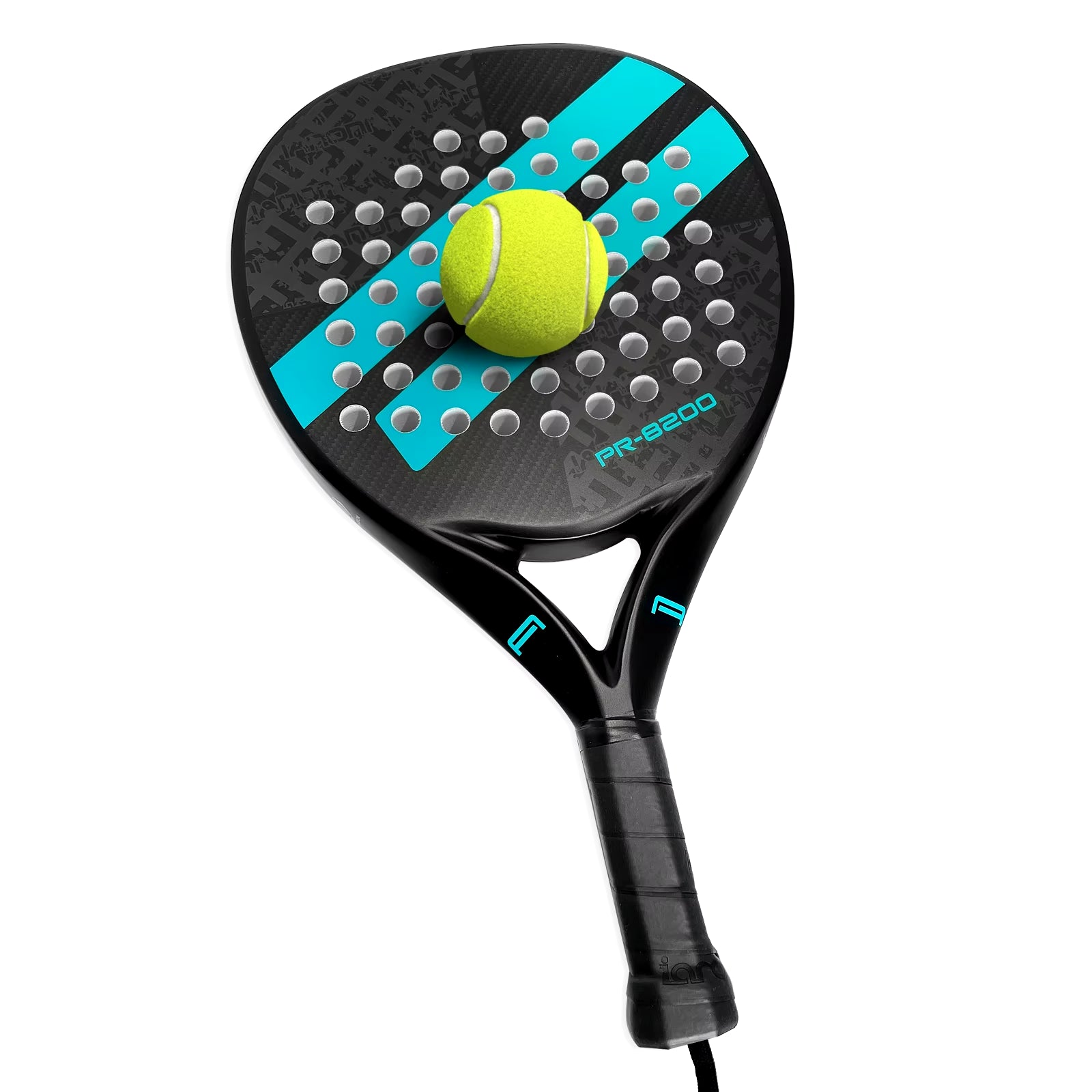 Padel Racket Carbon Fiber Surface with EVA Memory Flex Foam Core Lightweight Padel Racquet